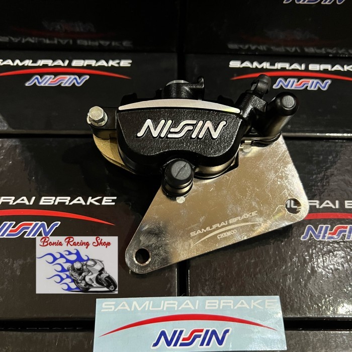 Product Laris Kaliper Nissin Samurai 2Piston Depan Piringan 260Mm & Std Mio Old, Mio Sporty, Mio