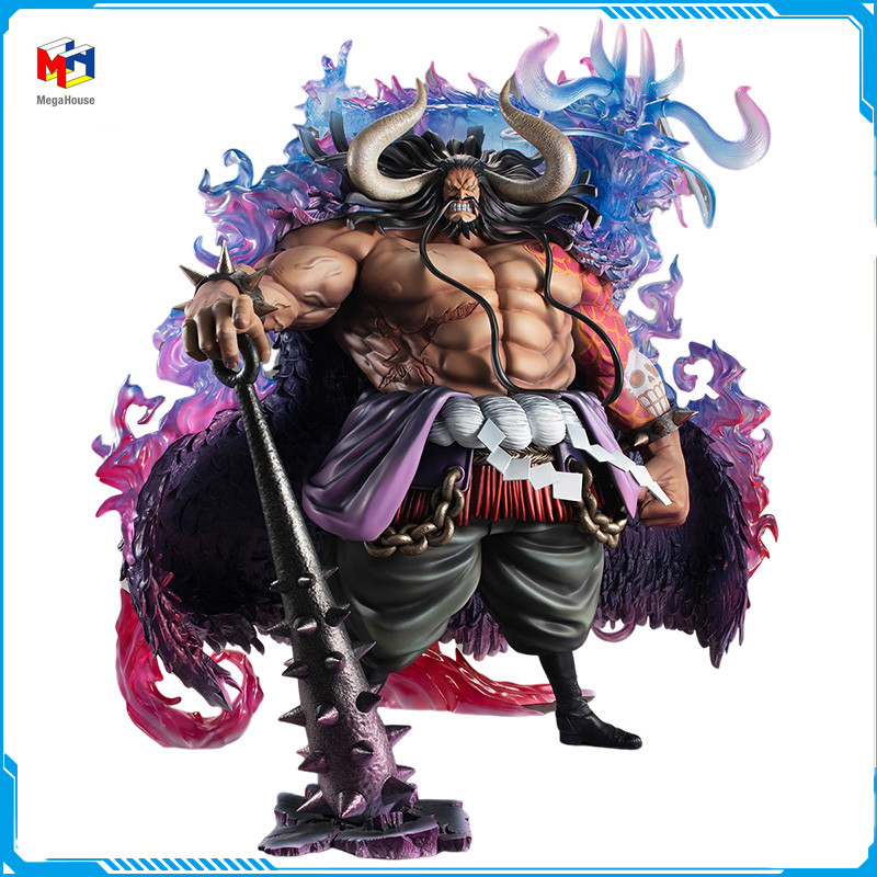 SGS MegaHouse POP MAX ONE PIECE Kaido 38cm Original Anime Figure Model Toys for Boys Action Figures 