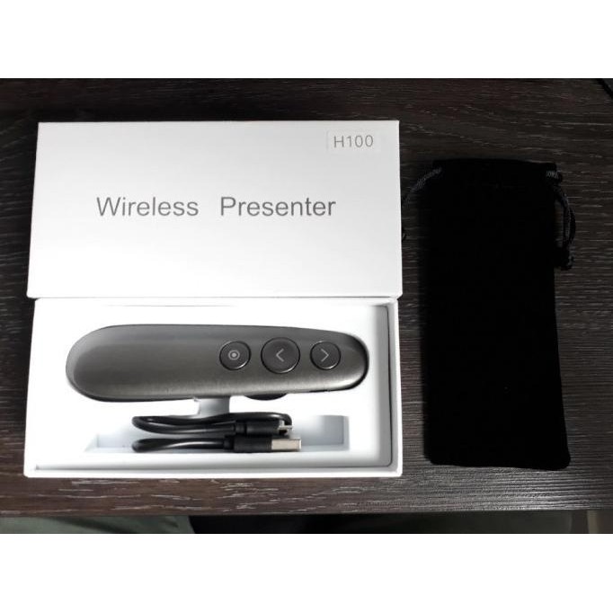 H100 - RECHARGEABLE 2.4GHZ WIRELESS DIGITAL LASER PRESENTER