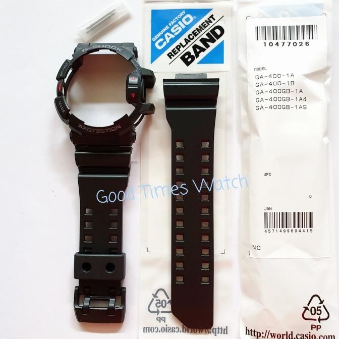 PAKET STRAP BEZEL G-SHOCK GA-400-1B GA 400 Casio Original Fit GA 400GB