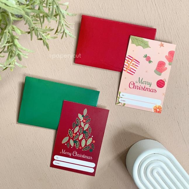 ((((()paling dicari] Greeting Card Lipat + Amplop Natal/Christmas