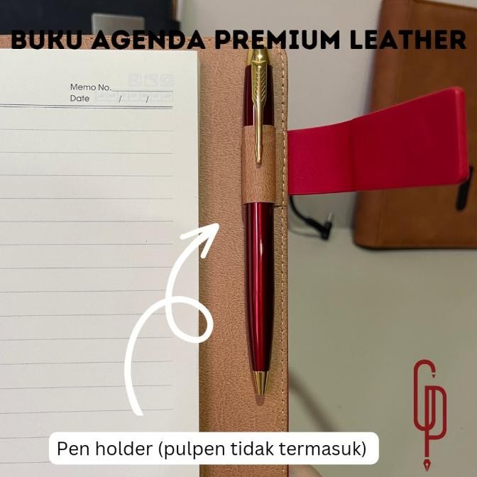 

BUKU AGENDA COVER LEATHER AGLT06 BISA CETAK LOGO