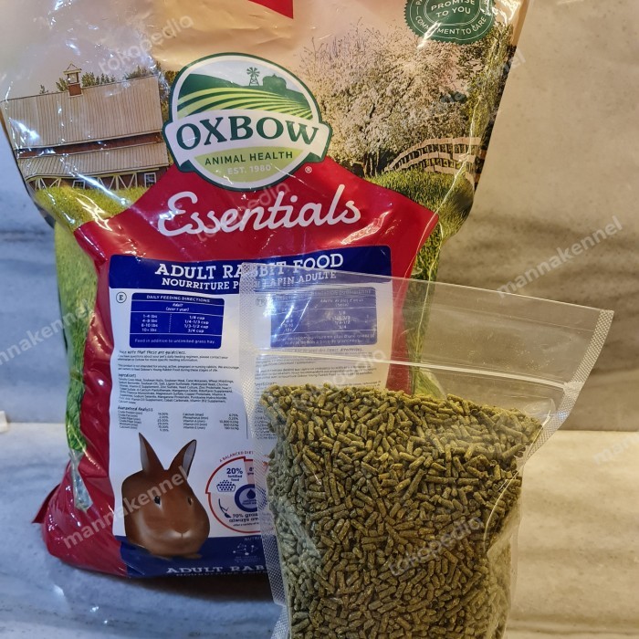 Pelet Oxbow Repack Adult Essentials Rabbit Kelinci Pelet Kelinci 1Kg