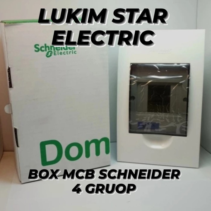 BOX MCB SCHNEIDER 4 GRUP/BOX MCB 4 GROUP SCHNEIDER/BOX MCB 4 GRUP