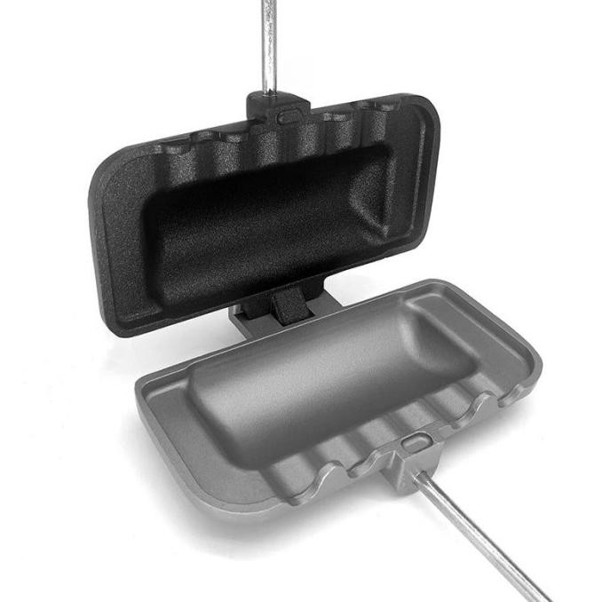 CETAKAN PEMANGGANG ROTI SANDWICH SOSIS TOASTER MAKER MANUAL KOMPOR