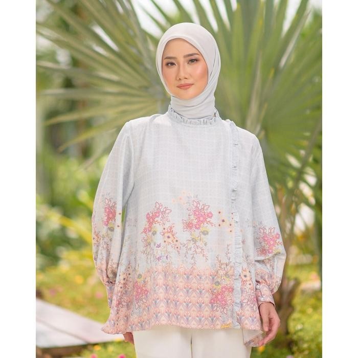 Muda Official Saira Blouse - Sky