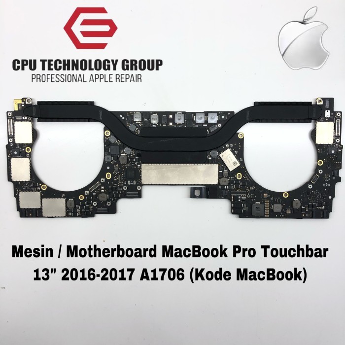 Motherboard MacBook Pro A1706 Mesin 2017 16+256GB 820-00923 Logicboard