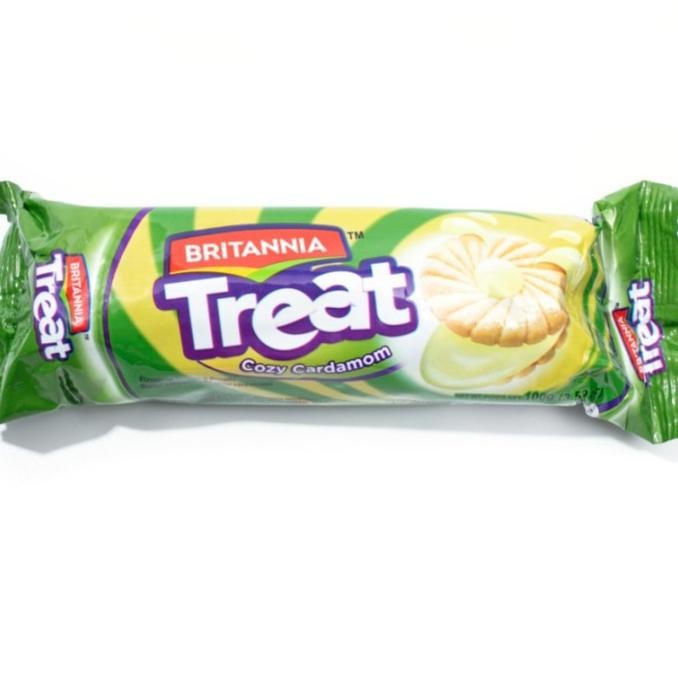 

((((()paling dicari] BRITANNIA TREAT COZY CARDAMOM 100G / Biscuit Cream Aroma Elaichi