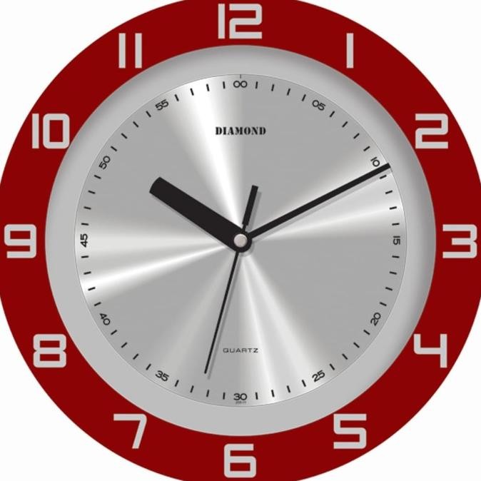 JAM DINDING DIAMOND 202T - MERAH