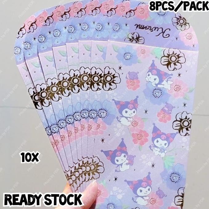 

Sale Amplop Ampao Angpao Isi 8 Pastel Sanrio Original Kuromi