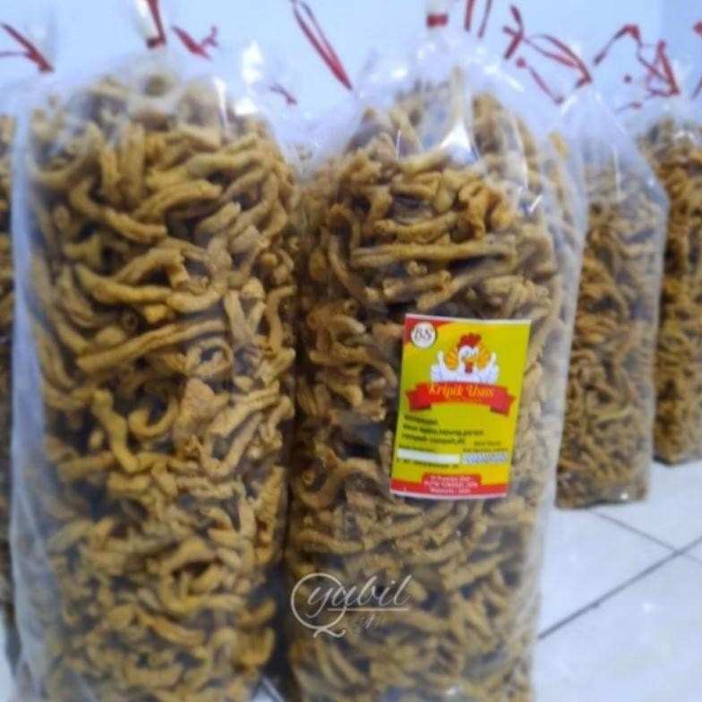 

ready stok keripik usus ayam premium 1kg/usus ayam premium 500gr/usus krispii