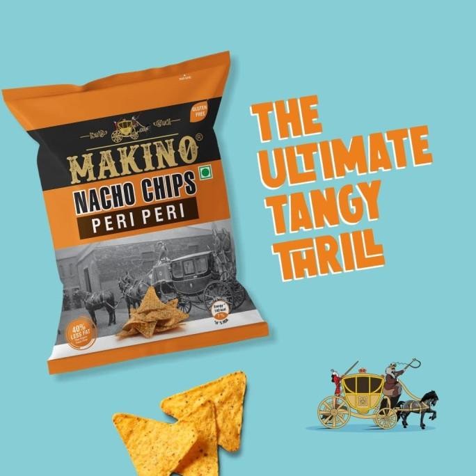 

<<<<<] NACHO CHIPS PERI PERI MAKINO 60G / Snack Jagung
