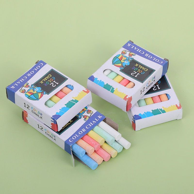 

Colorful Chalk Box Teaching Tools Erasable Graffiti Chalk