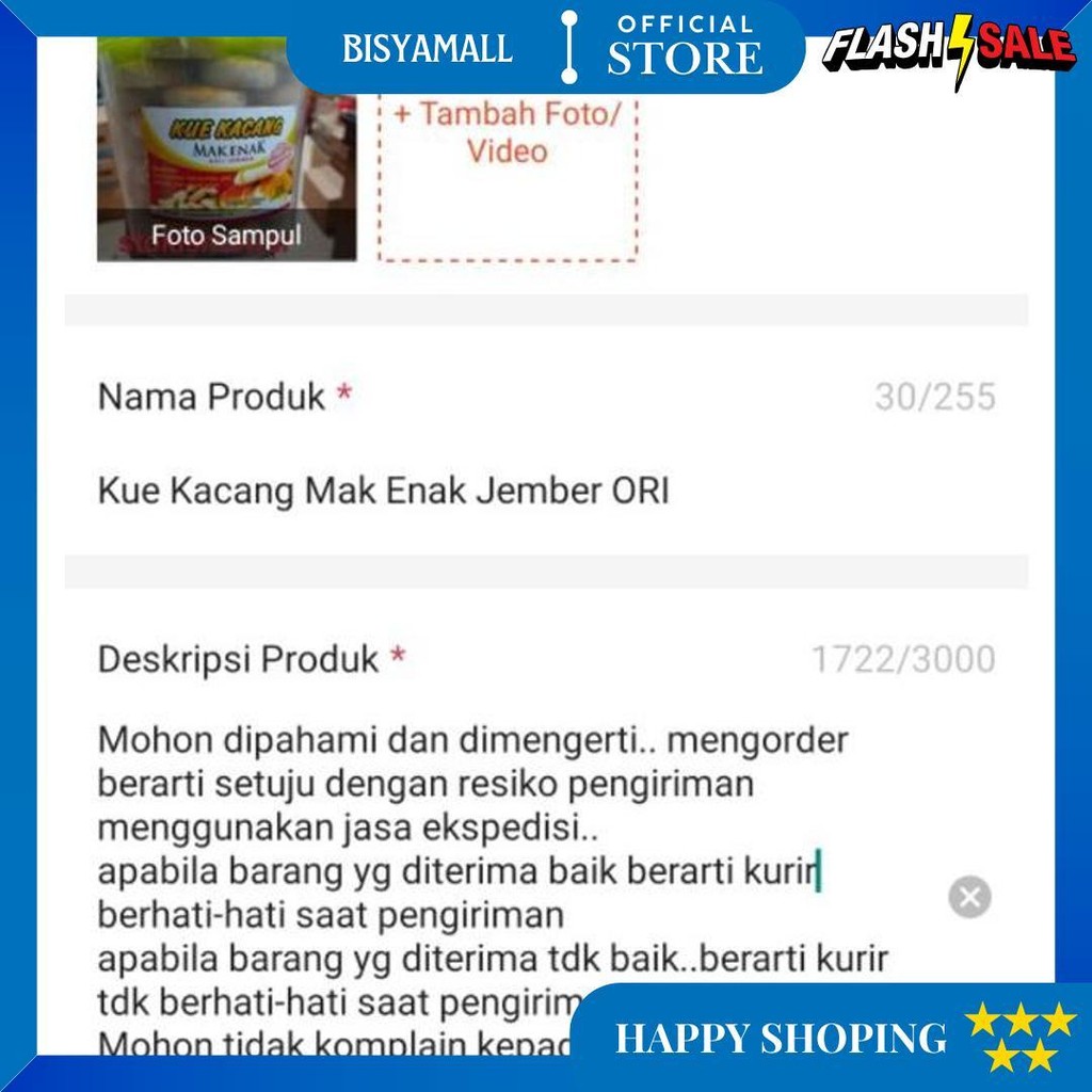 

Kue Kacang Mak Enak Jember Ori / Kue Lebaran / Kue Kering Mak Enak D Promo 10.10