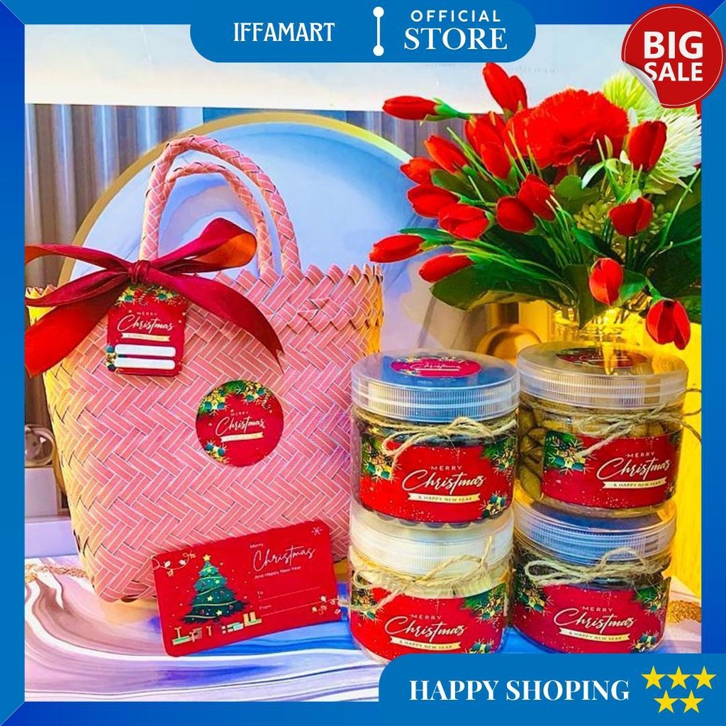 

Hampers Kue Kering Lebaran Estetik/Hampers Anyaman/Hampers Murah/Gift Birthday/Gift Wedding/Hampers Natal D Promo 10.10