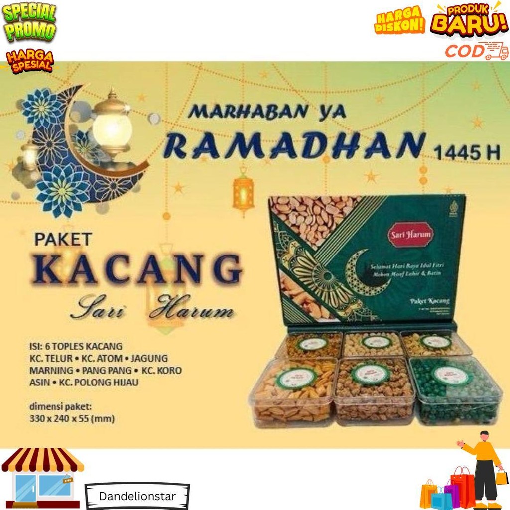 

Sari Harum Paket Kacang - Kacang Lebaran Murah D Gratis Ongkir