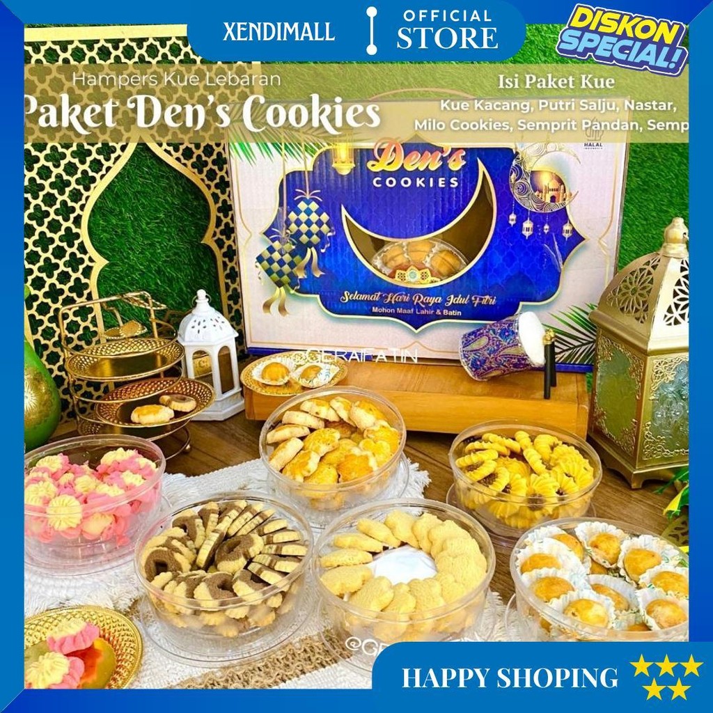 

Paket Parcel Kue Lebaran Kue Kering Bellarosa Platinum Paket Lebaran ( Berat 1Kilo ) / Paket Kue Kering Dibuat Tahun 2025 D Gratis Ongkir