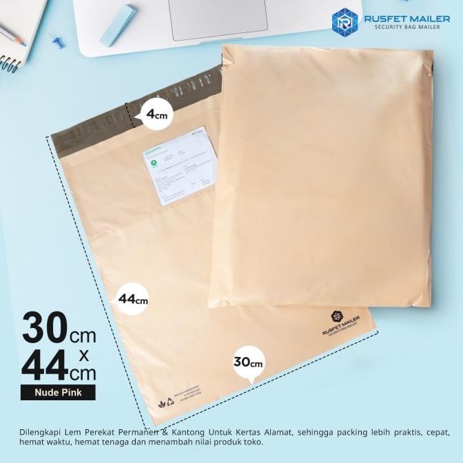 

Sale Amplop Plastik Polymailer Polimailer Packing Online Nude Pink 30X44