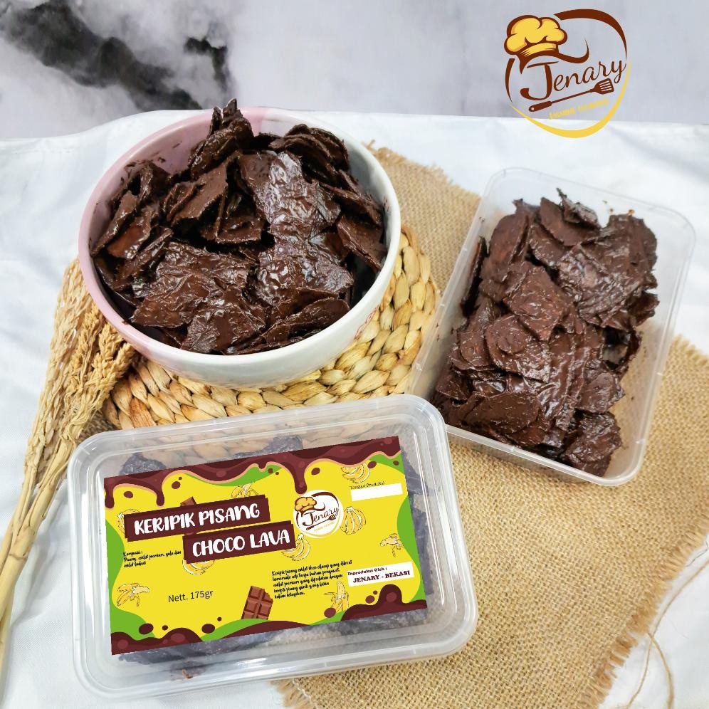 

Jenary Keripik Pisang Coklat Lumer 175 gram Cemilan manis Keripik Pisang Cokelat