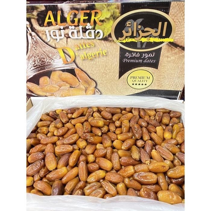 

Kurma Tunisi Madu Alger 5 kg Deglet Nour Tunisia Tanpa Tangkai