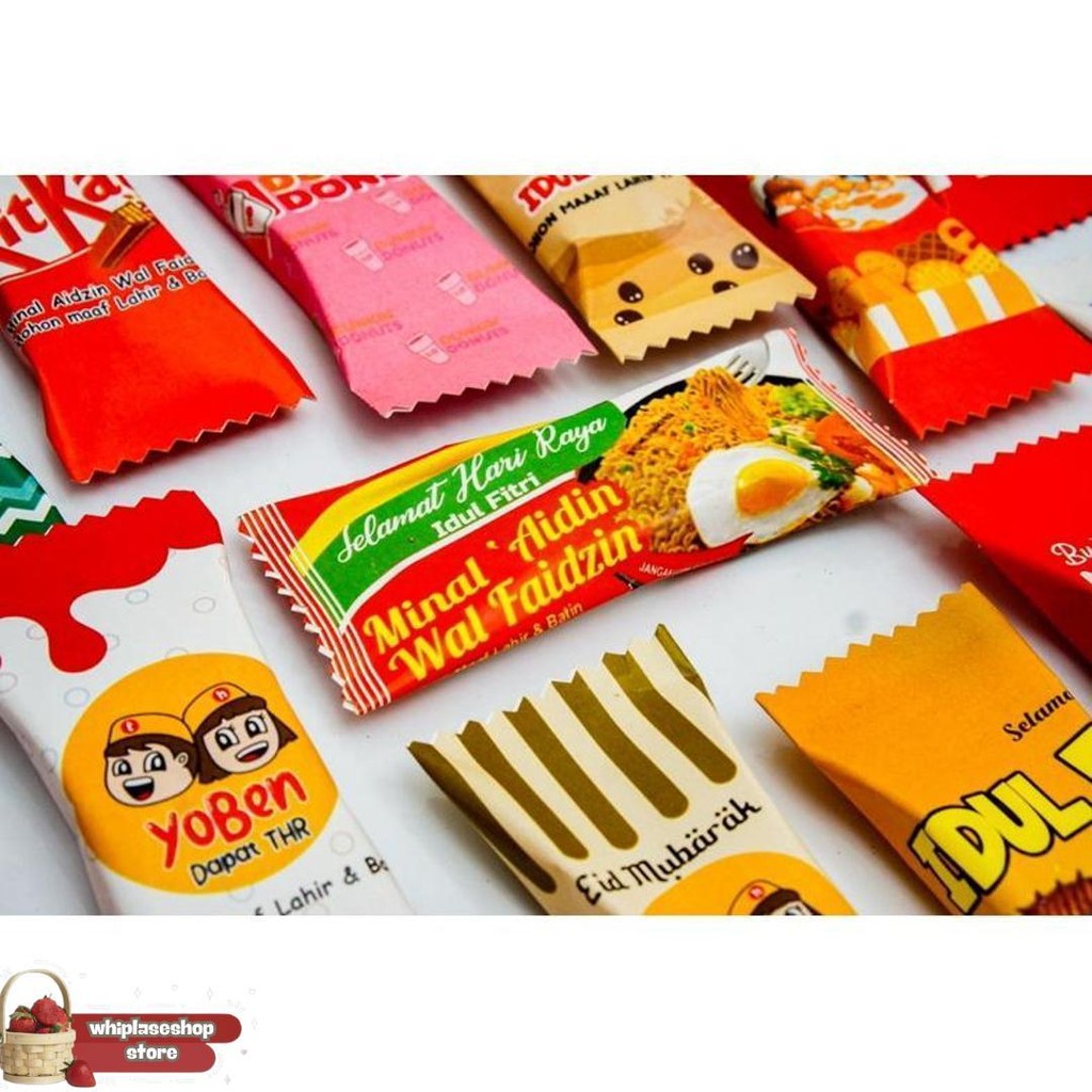 

50Pcs Amplop Lebaran Permen Amplop Viral Aestetik Angpao Murah Diskon