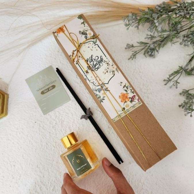 

New! BM ZAHRA Hampers - Lebaran Hampers / Ramadan Idul Fitri Parcel Promo Diskon - Brown Craftbox Sunny Citrus Lebaran