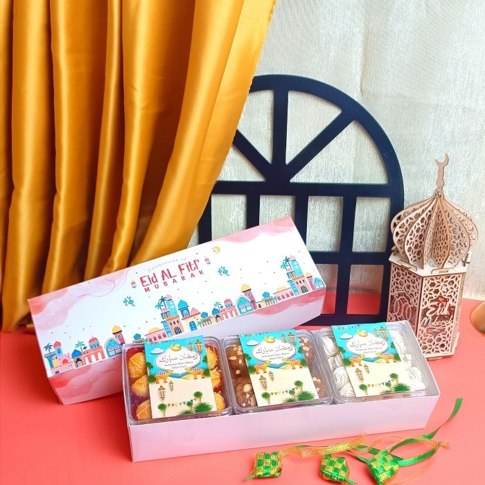 

New! Parcel lebaran cantik / hampers Idul Fitri / cookies / parcel makanan Lebaran