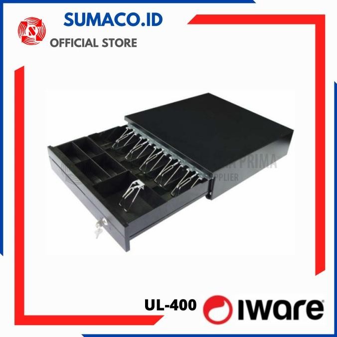 

TERBARU - Cashdrawer / Cash Drawer 5 Slot | iWare UL 400 - MokaPos, Pawoon, iPos