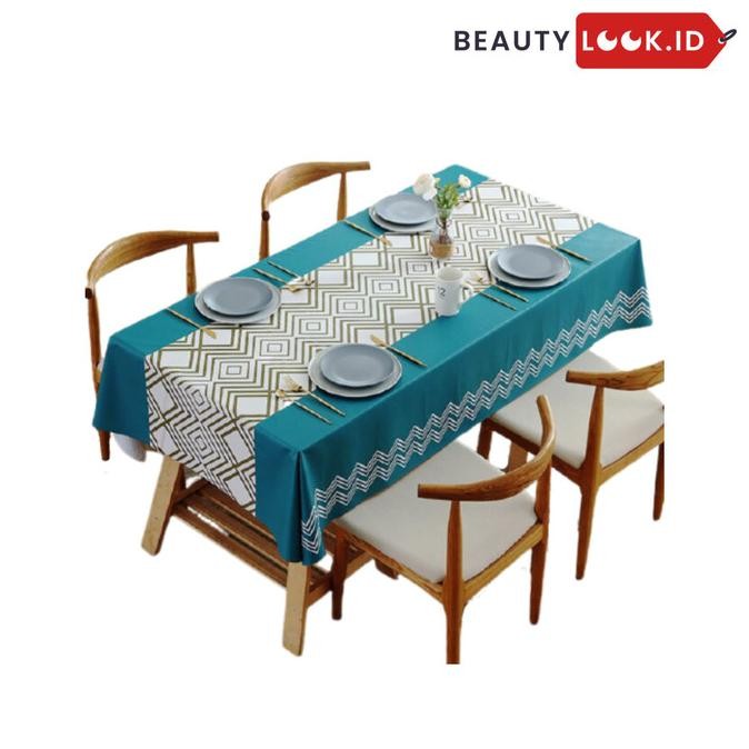 Taplak Meja Premium Alas Meja Taplak Meja Makan Anti Air dan Minyak