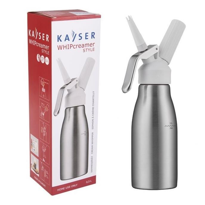 

((((()paling dicari] Kayser Cream Whipper Style 500ml Stainless steel body whipper eropa
