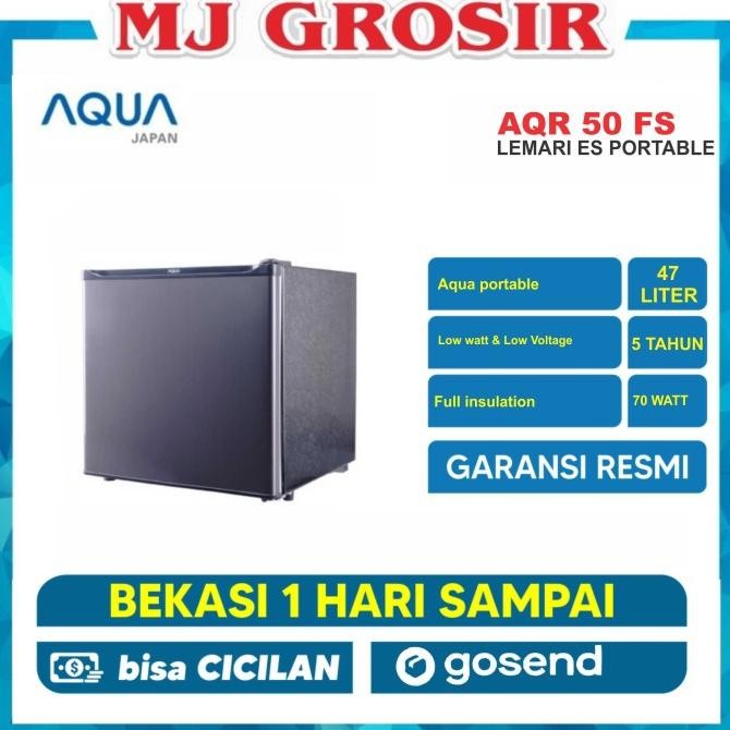 AQUA SANYO JAPAN MINI BAR AQRD50 AQR D 50F KULKAS PORTABLE 50L LOW
