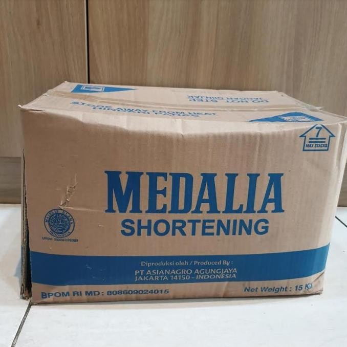 

*****] Shortening Medalia 15kg / Mentega Putih / Lemak Reroti 1 Dus