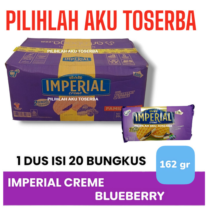 

IMPERIAL cream BLUEBERRY FAMILY PACK 162 gr - ( HARGA 1 DUS )