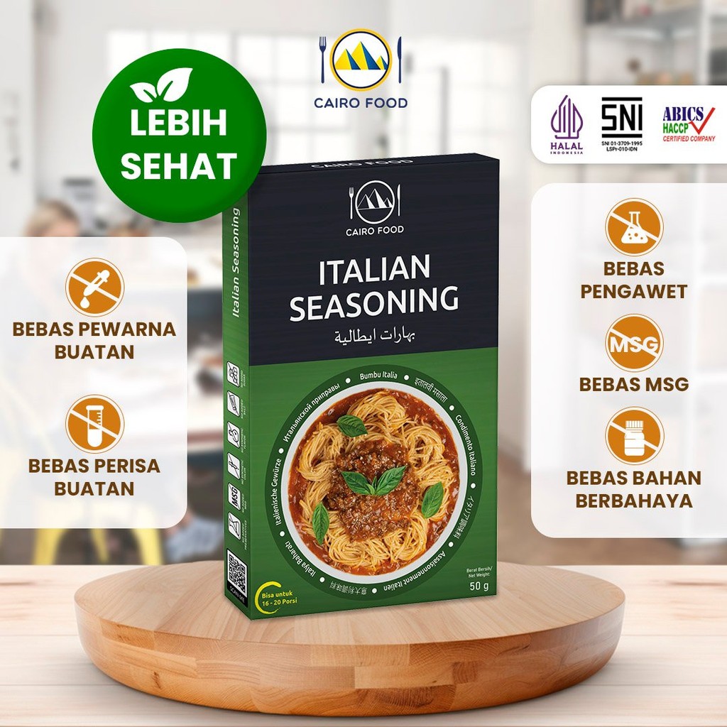 

Bumbu Italia Spice Mix Sehat - Cairo Food