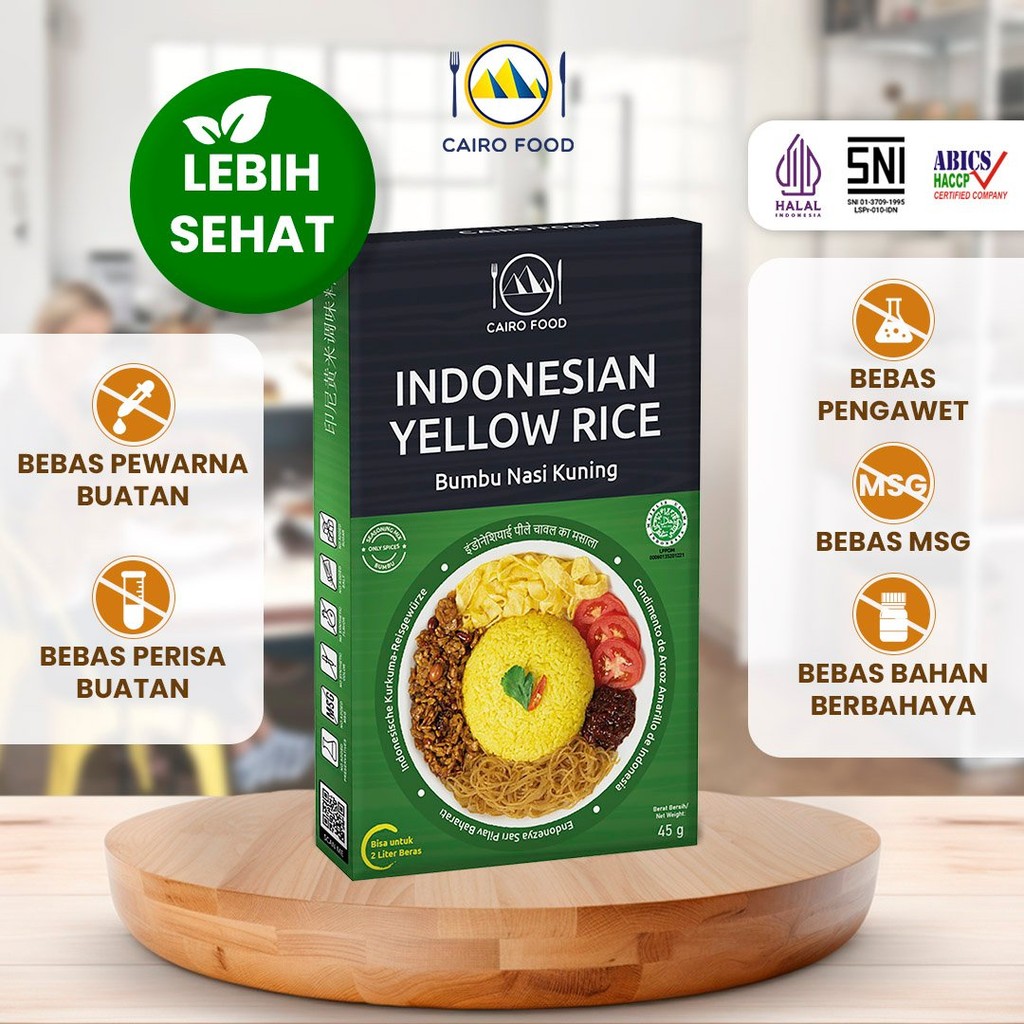 

Bumbu Nasi Kuning Spice Mix Sehat - Cairo Food