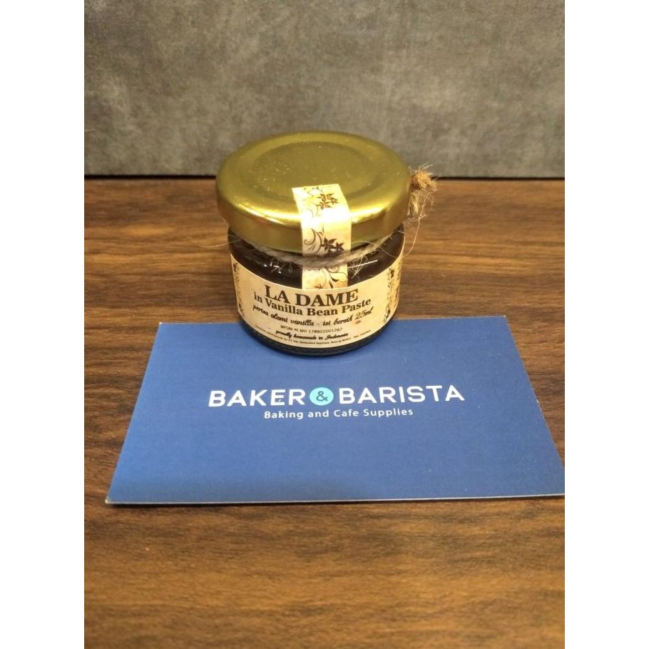 

] La Dame in Vanilla Bean Paste 25ml - Ekstrak Vanila Halal MUI