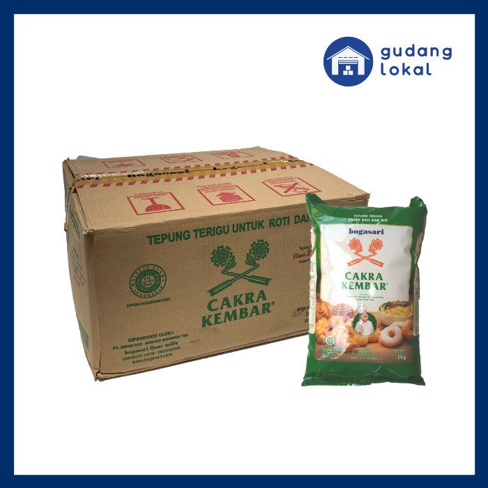 

TERIGU CAKRA PREMIUM 12 X @1 KG / KARTON