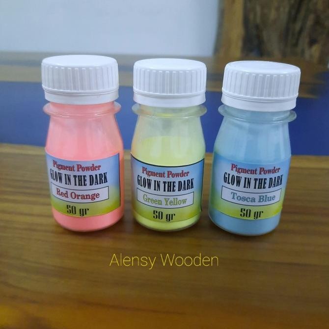 

Glow in the dark powder / bubuk fosfor halus 50 gr