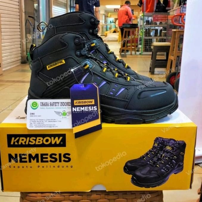 Sepatu Safety Krisbow Nemesis Asli Original Murah Terlaris