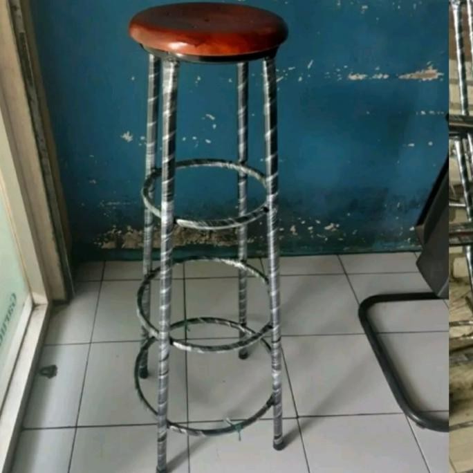 @#@#@#] KURSI BASO KAKI BESI TINGGI 100 CM KUAT DAN KOKOH KUALITAS TERBAIK