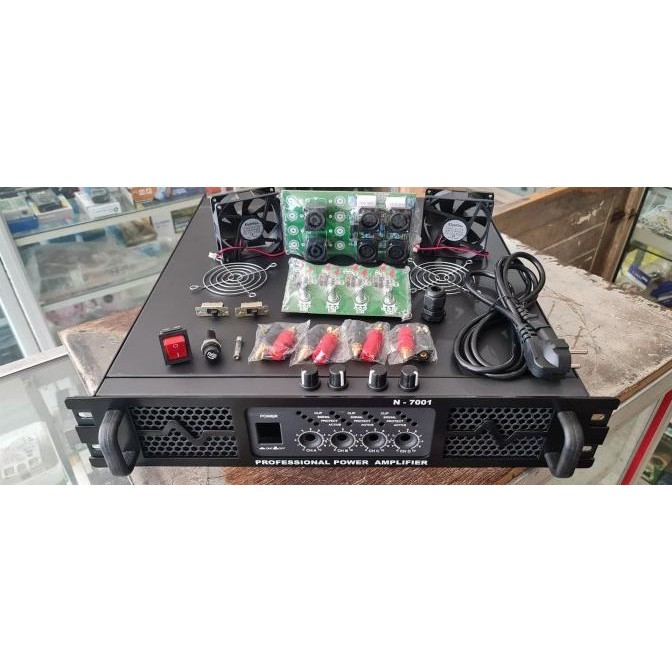 cusss order] Box Power N7001 4ch 2u Komplit Aksesoris