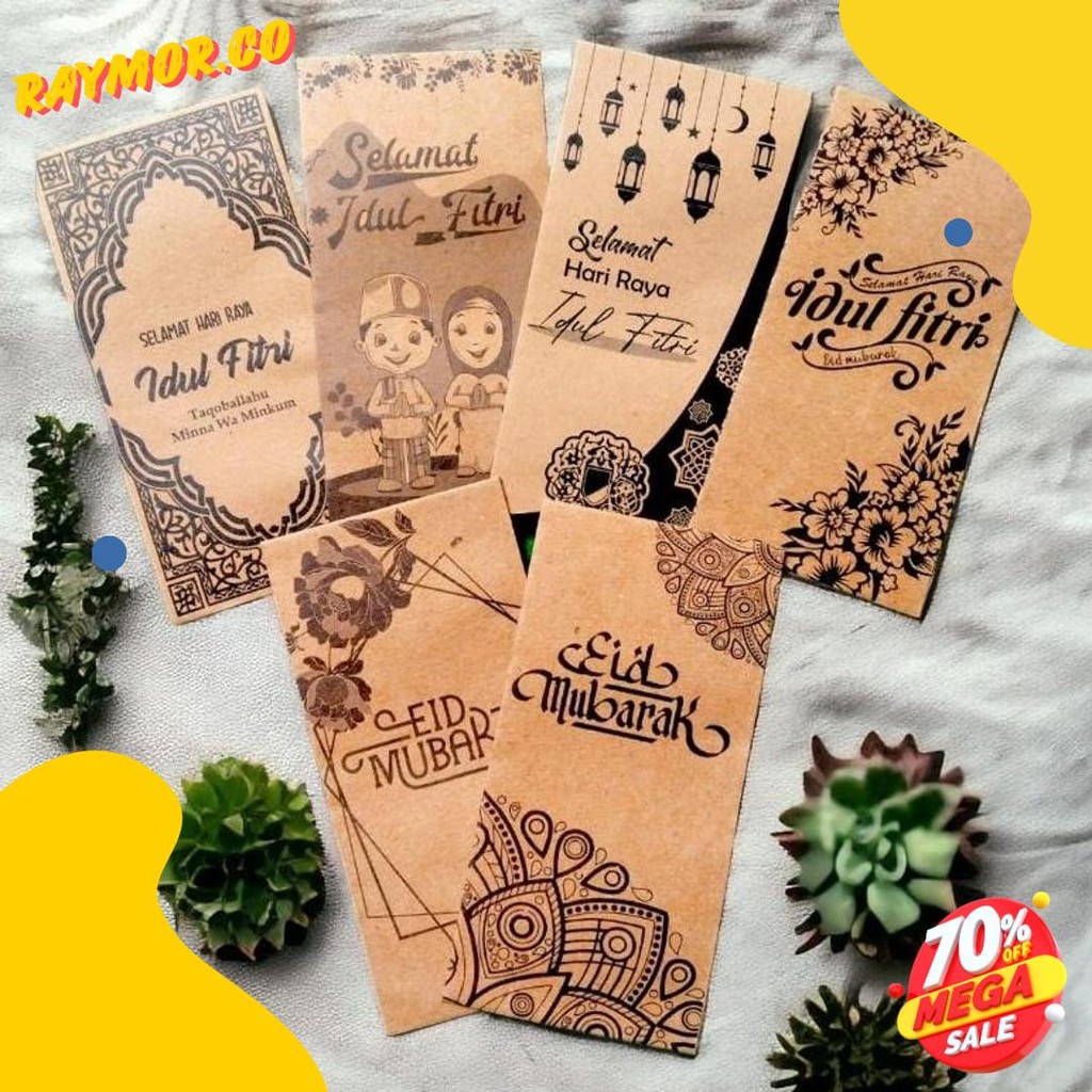 

Amplop Lebaran Craft Besar Grosir ( 1 Kg 250 Pcs ) Terlengkap Dan Termurah