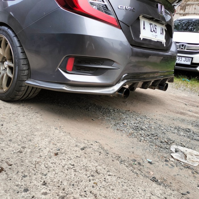 Baru Diffuser Civic Turbo Sedan Carbon Kevlar