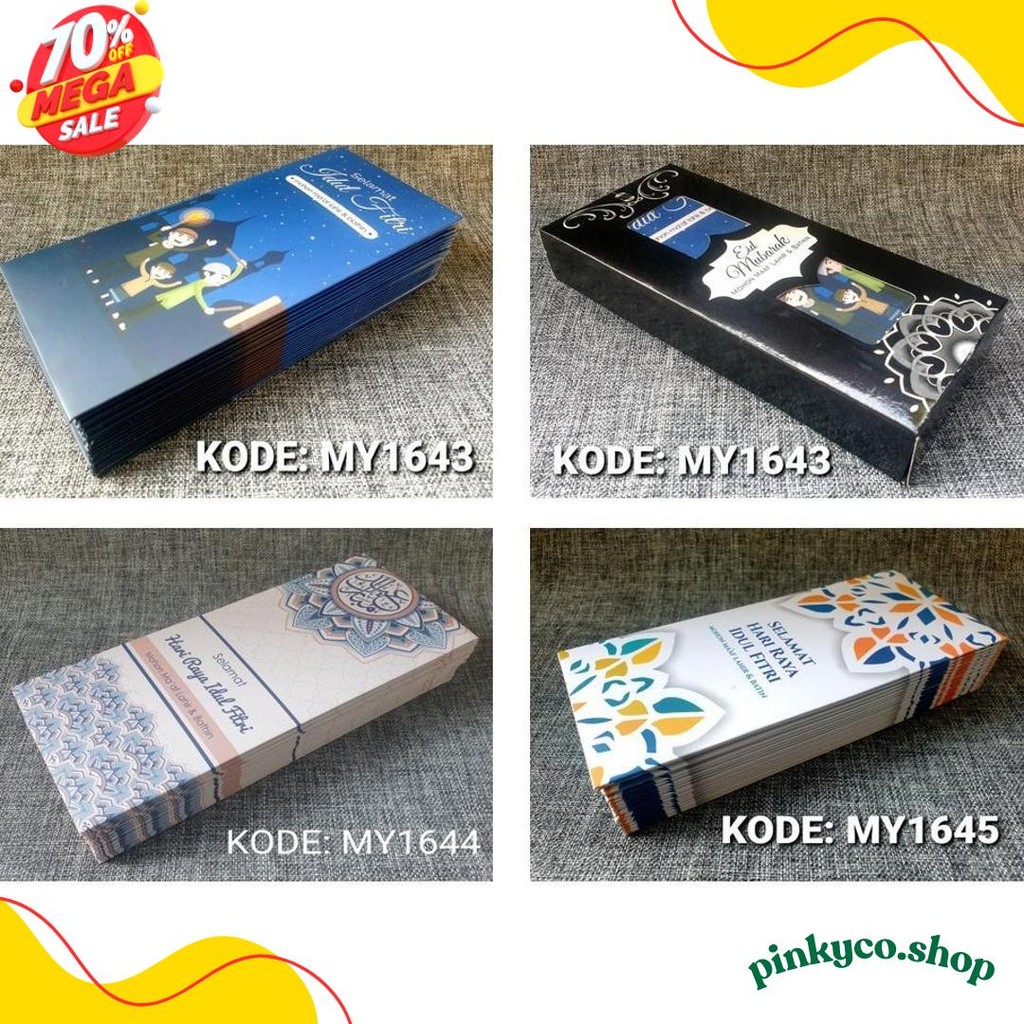 

Amplop Lebaran - Angpao Lebaran Eklusive Kode My1625 Diskon Setengah Harga