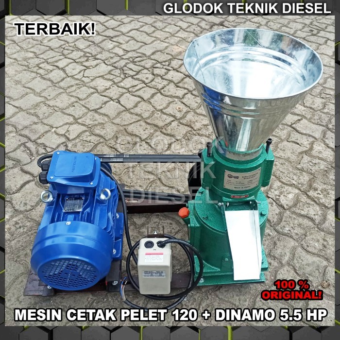 Baru Mesin Pencetak Pelet Pakan Fskl 120 / Mesin Pembuat Pelet Pakan Ikan