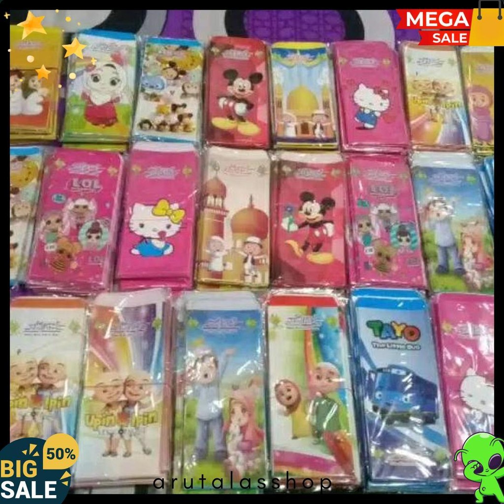 

Promo 20 Pack Isi 200 Amplop Lebaran Jumbo /Packet ..7X18 Diskon Setengah Harga