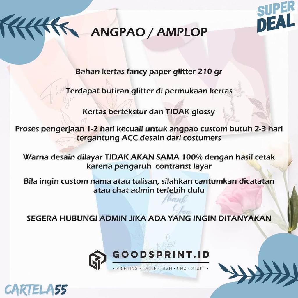 

Angpao Lebaran Premium Hijau Amplop Thr Idul Fitri Isi 6 Pcs Print Uv Terlaris! Produk Ini Banyak Dicari