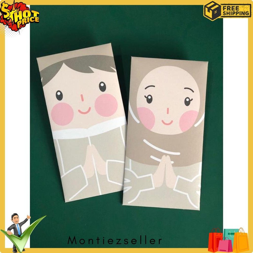 

6 Pcs Amplop Lebaran Idul Fitri Lucu / Amplop Thr Lebaran Karakter Anak Ready Stock Terlengkap Dan Termurah