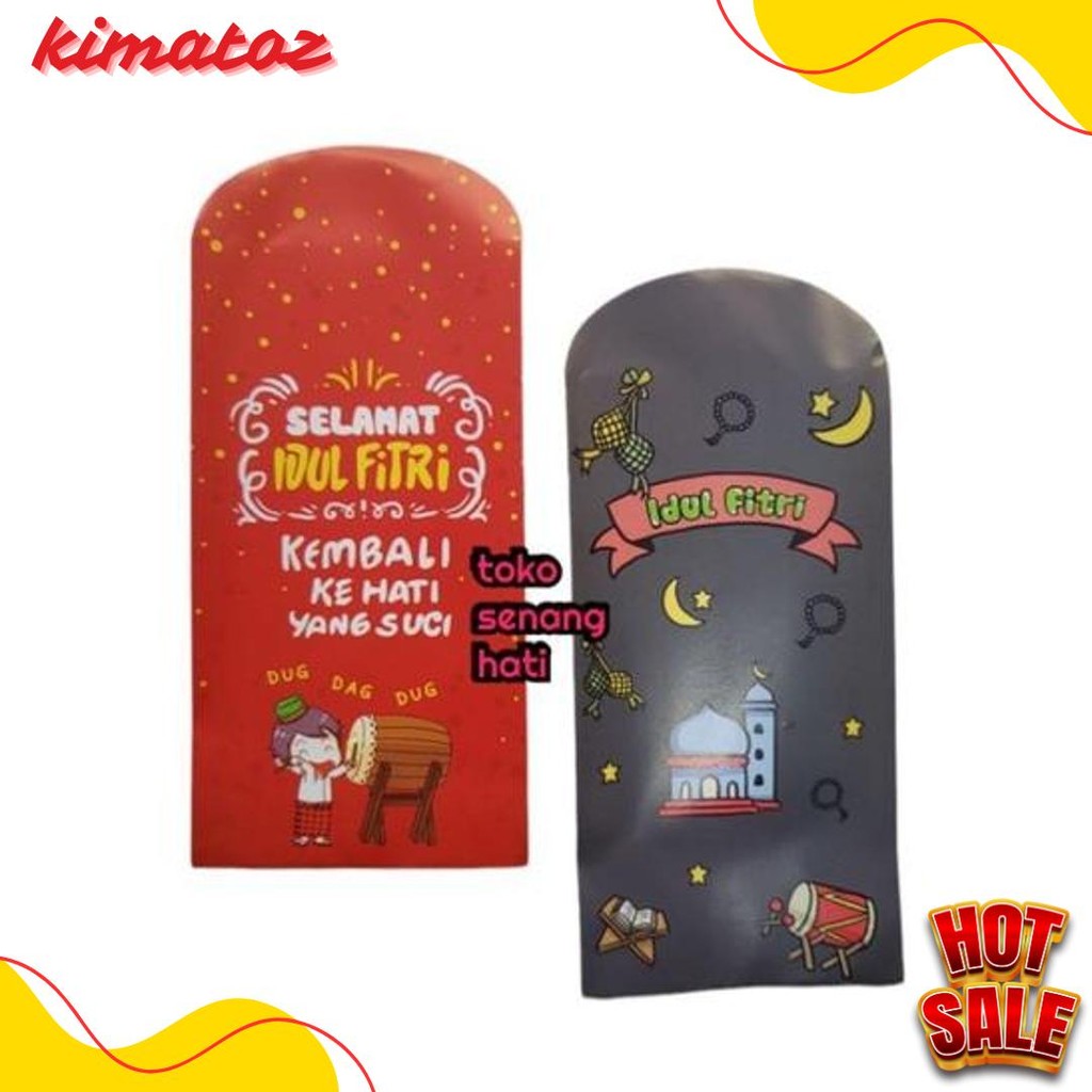 

Amplop Lebaran Premium Panjang Isi 100 Pcs / Angpao Lebaran Diskon Setengah Harga