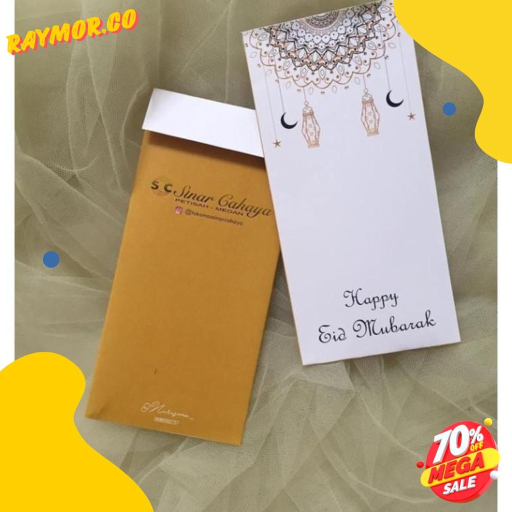 

Amplop Lebaran Custom Tambah Nama Terlaris! Produk Ini Banyak Dicari